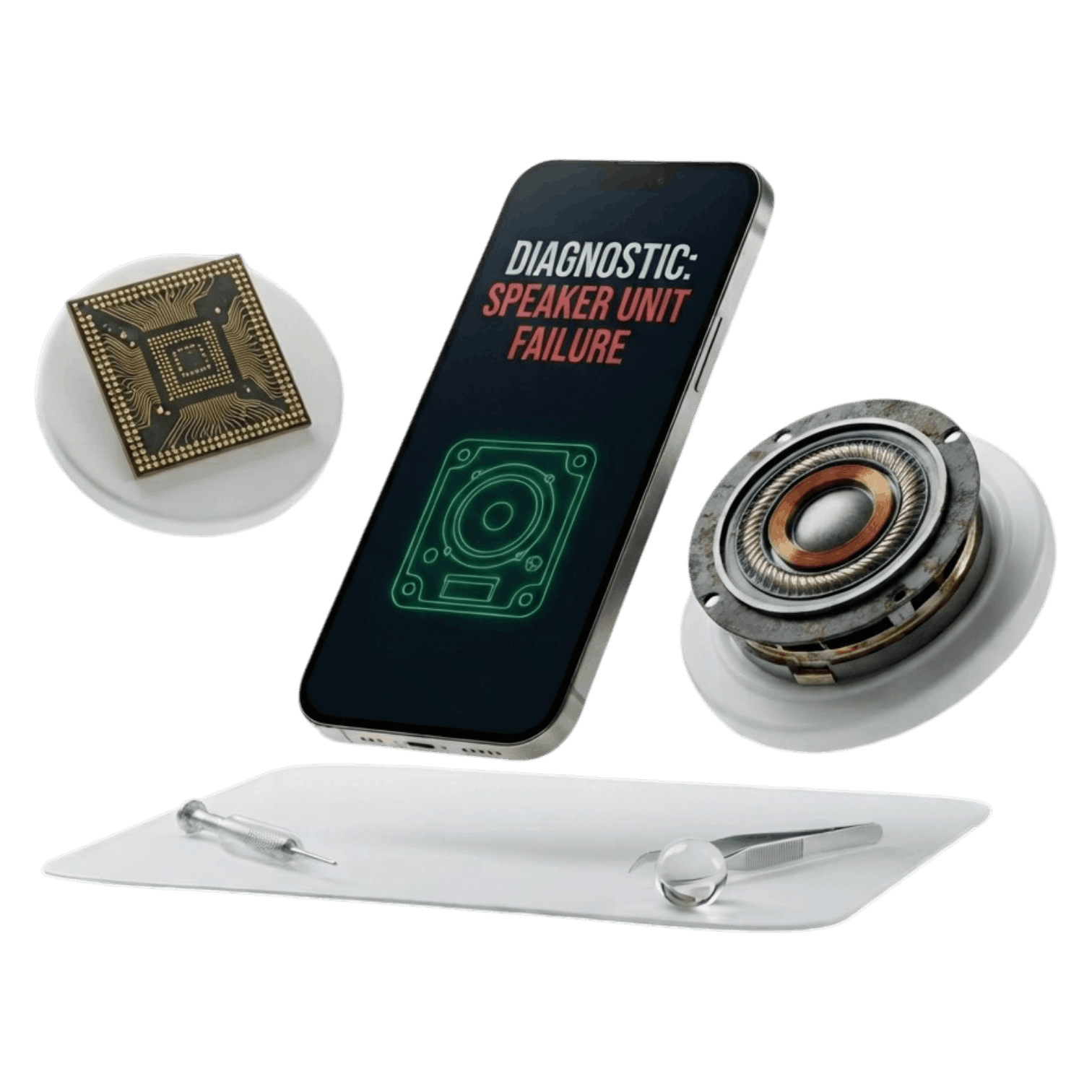 Phone speaker repair at Fonetech York