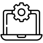 Laptop device icon