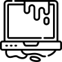 Notebook computer icon
