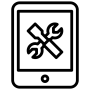 Phone repair tools icon