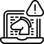 Virus and malware removal icon